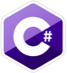 C# logo, CSharp logo